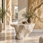 Silent Escarpment — Sculptural Stone-Form Functional Art