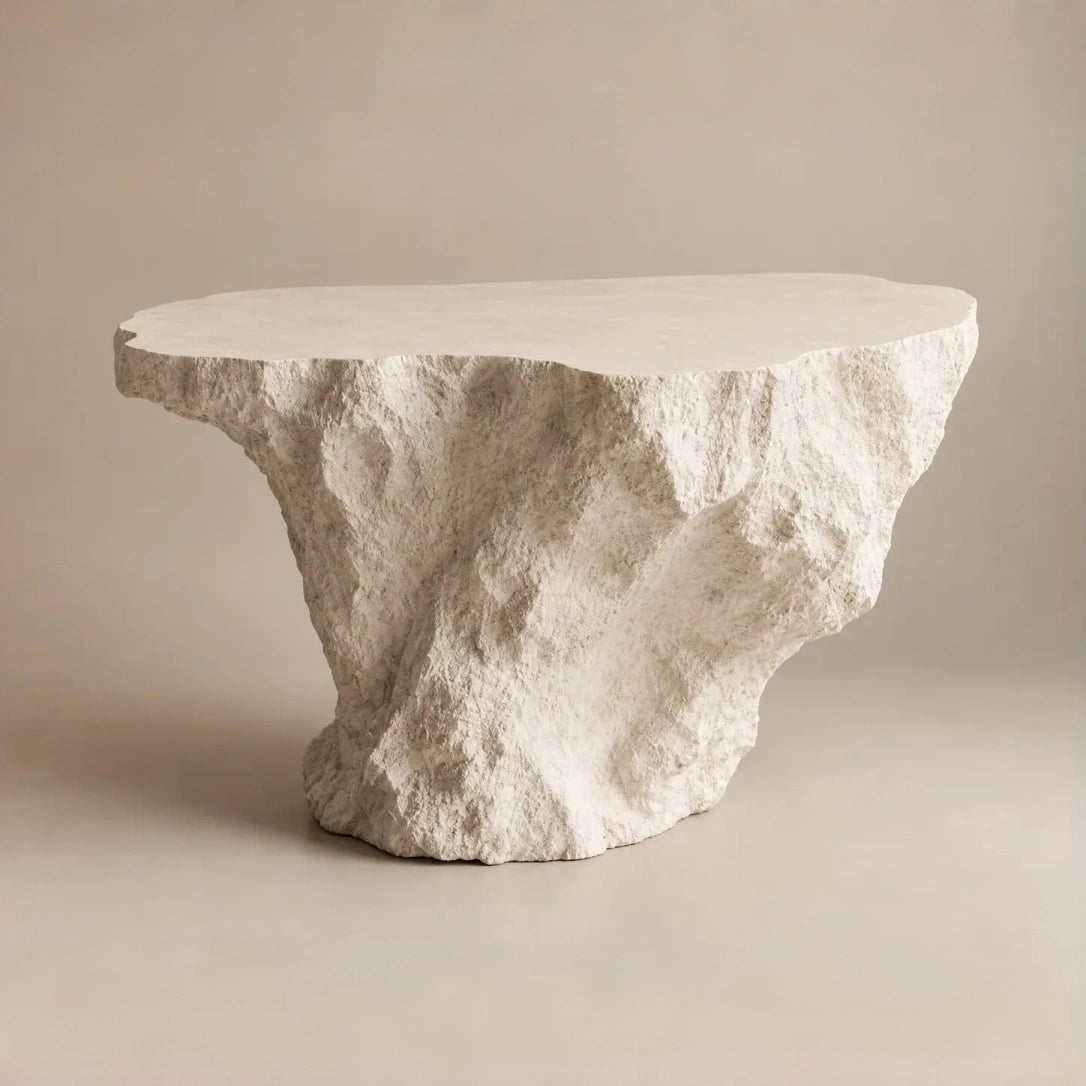 Silent Escarpment — Sculptural Stone-Form Functional Art