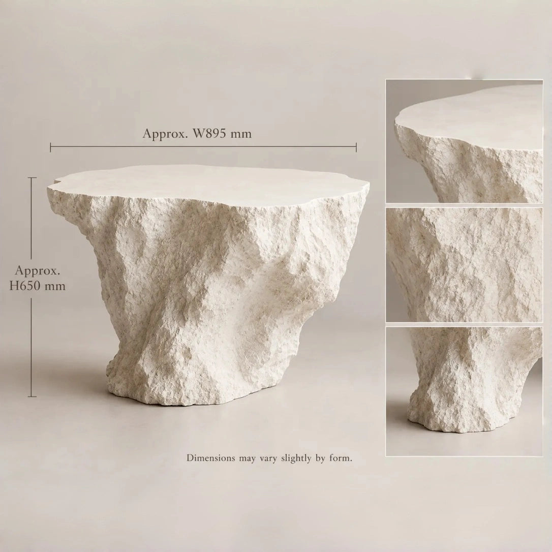 Silent Escarpment — Sculptural Stone-Form Functional Art