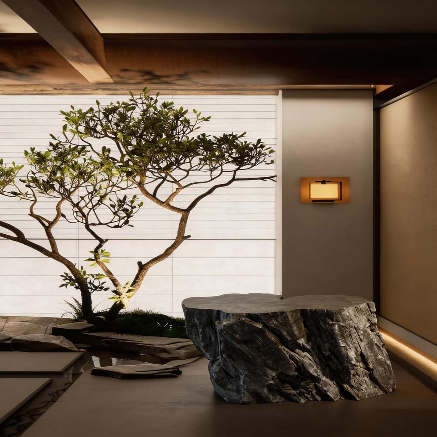 Black Rock — Sculptural Coffee Table & Space Statement - JART TEAM