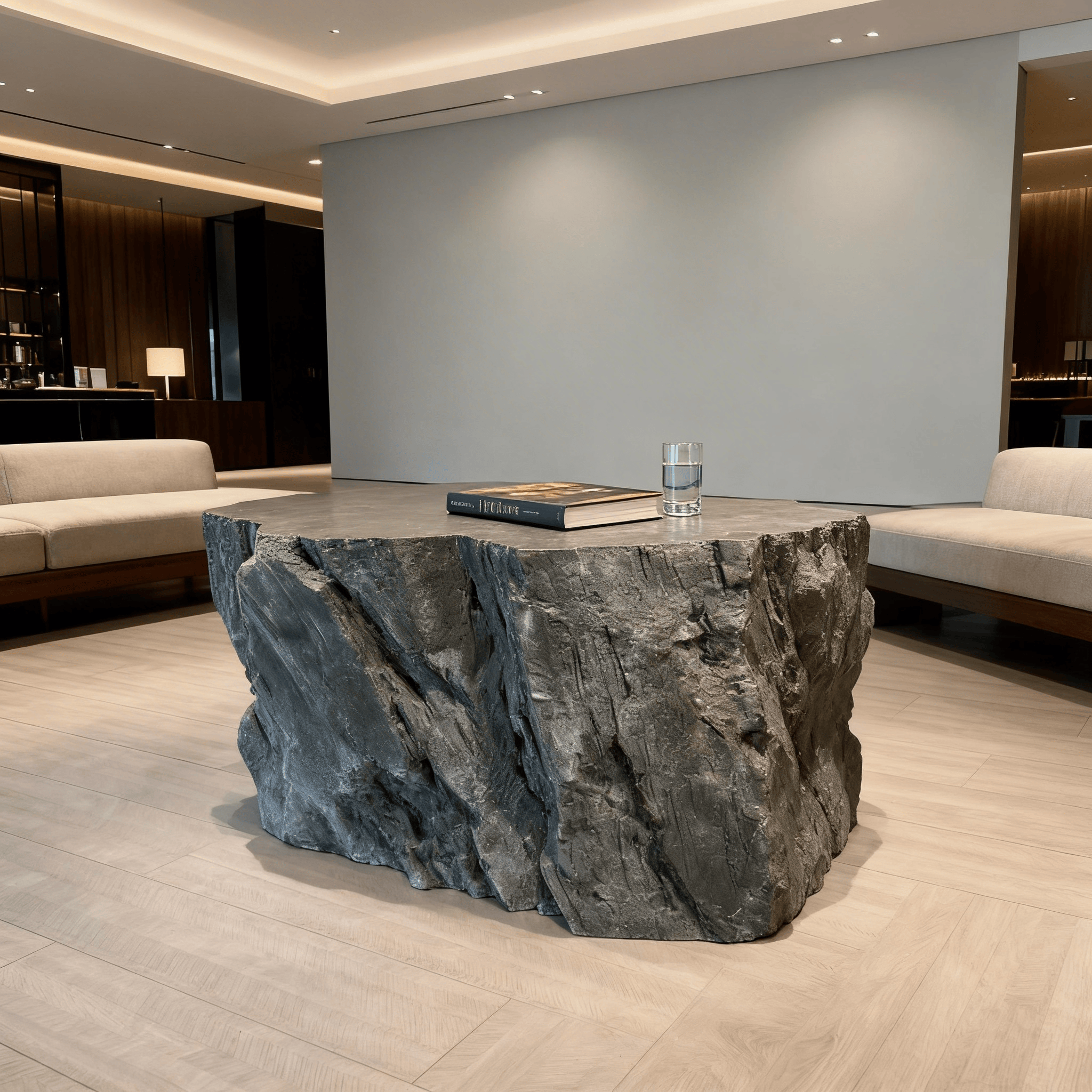 Blackstone – Coffee Table with Bold Stone Elegance - JART TEAM