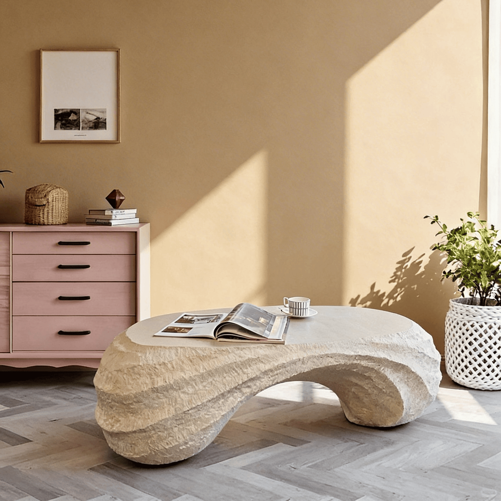 Flow Rhythm – The Coffee Table of Graceful Curves - JART TEAM
