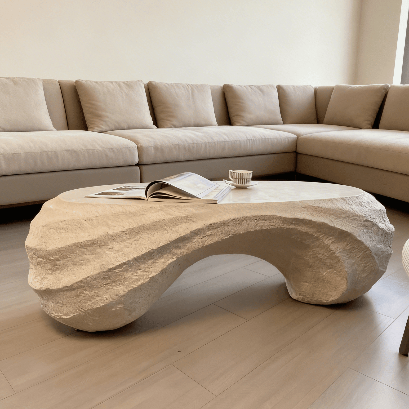 Flow Rhythm – The Coffee Table of Graceful Curves - JART TEAM