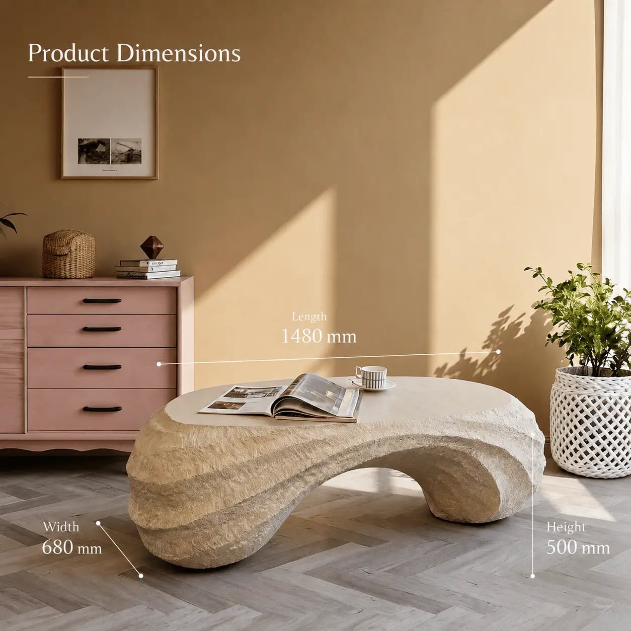 Flow Rhythm – The Coffee Table of Graceful Curves - JART TEAM