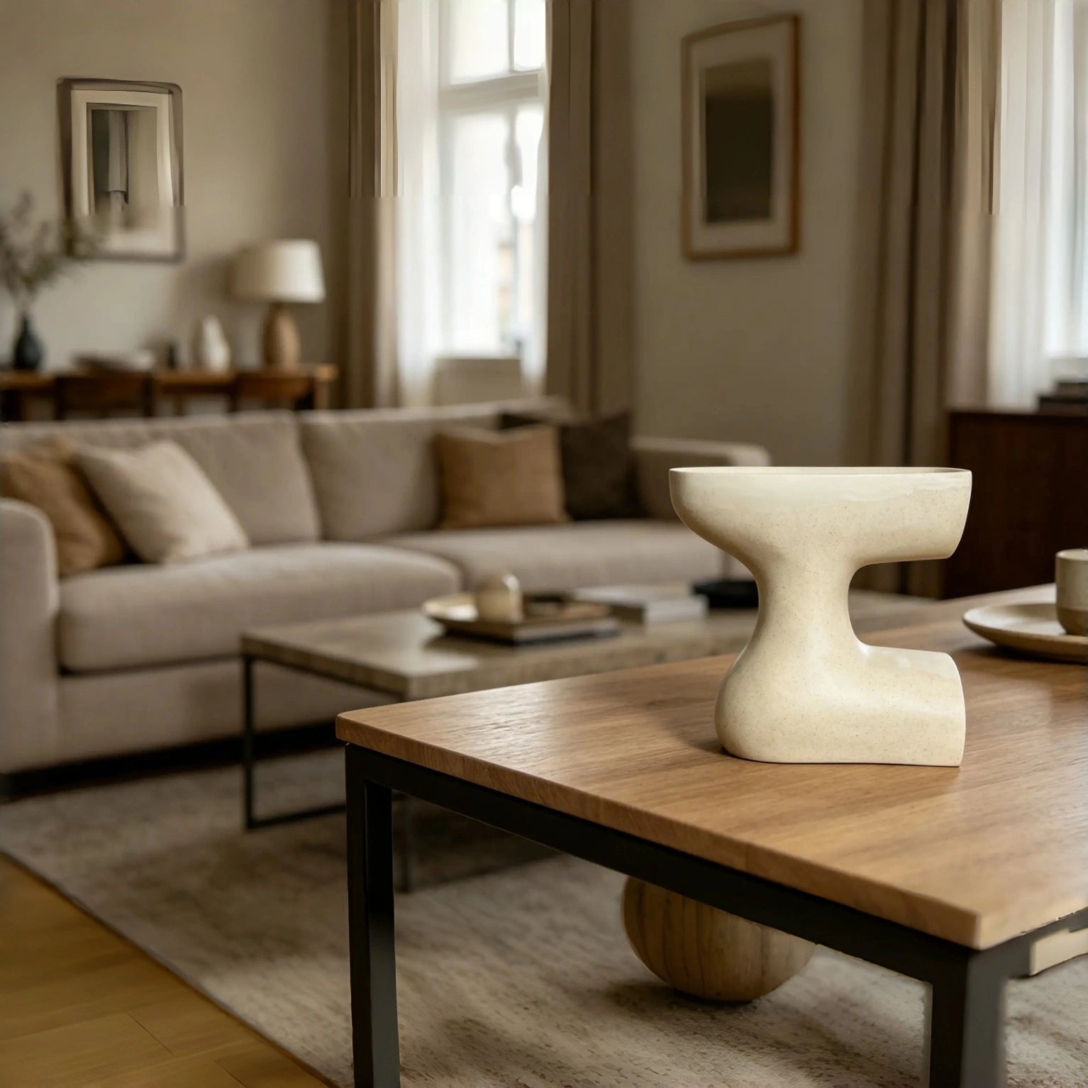 Forma Nature - Inspired Sculptural Stool Artful Multi - Use Statement Piece - JART TEAM