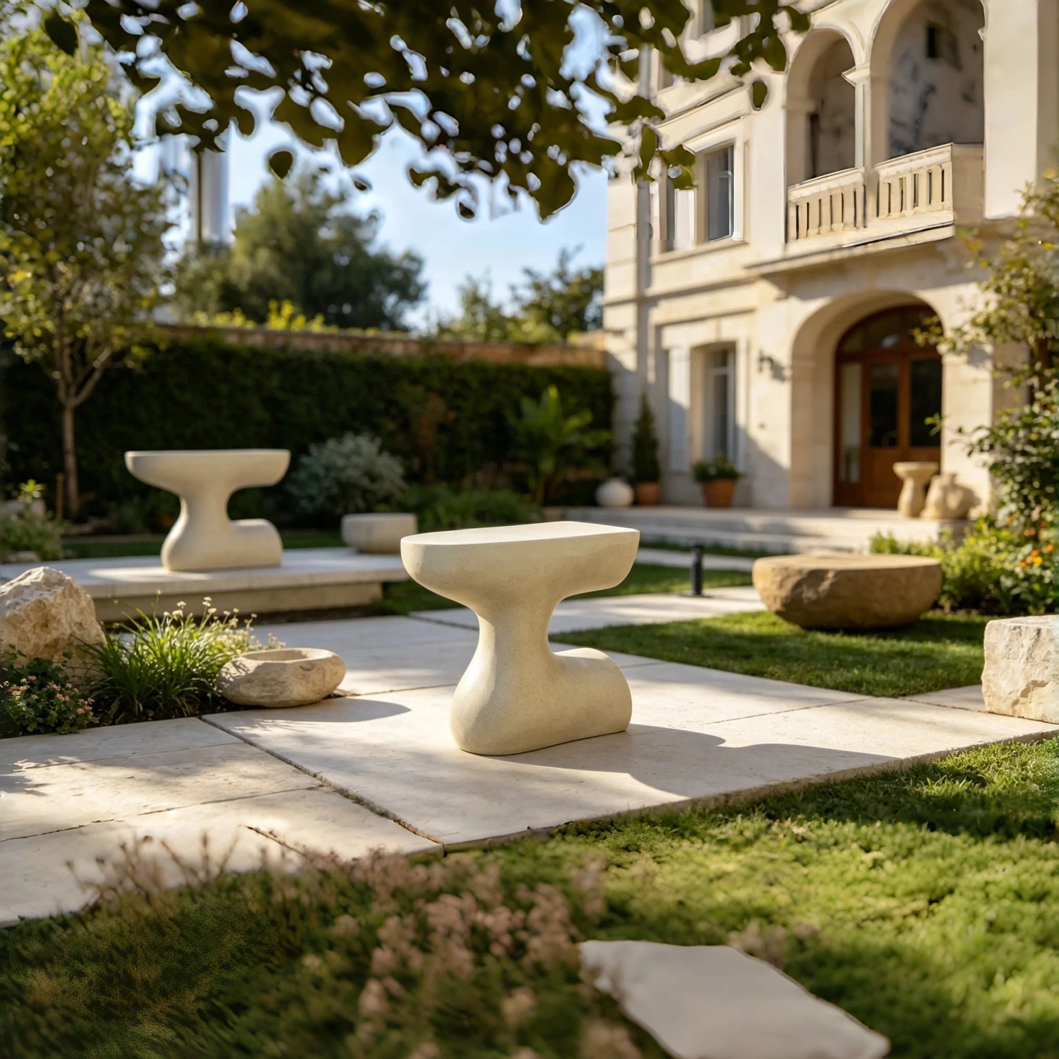 Forma Nature - Inspired Sculptural Stool Artful Multi - Use Statement Piece - JART TEAM