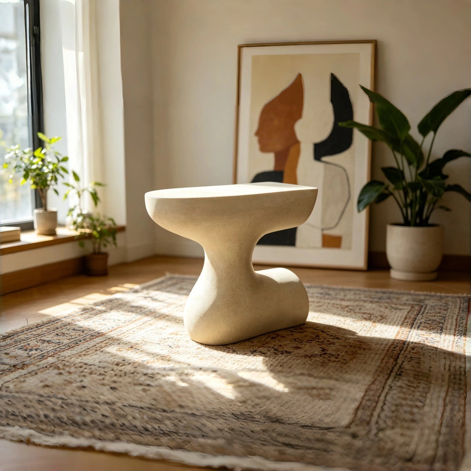 Forma Nature - Inspired Sculptural Stool Artful Multi - Use Statement Piece - JART TEAM