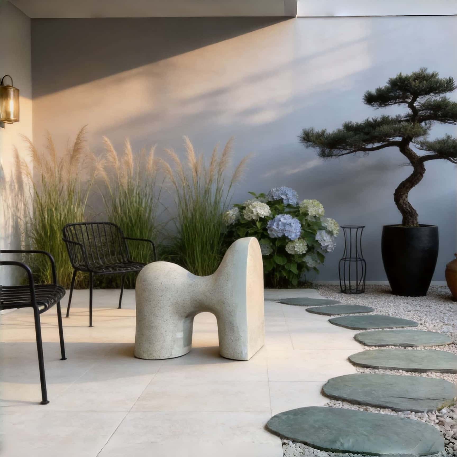 Forma Nature - Inspired Sculptural Stool Artful Multi - Use Statement Piece - JART TEAM