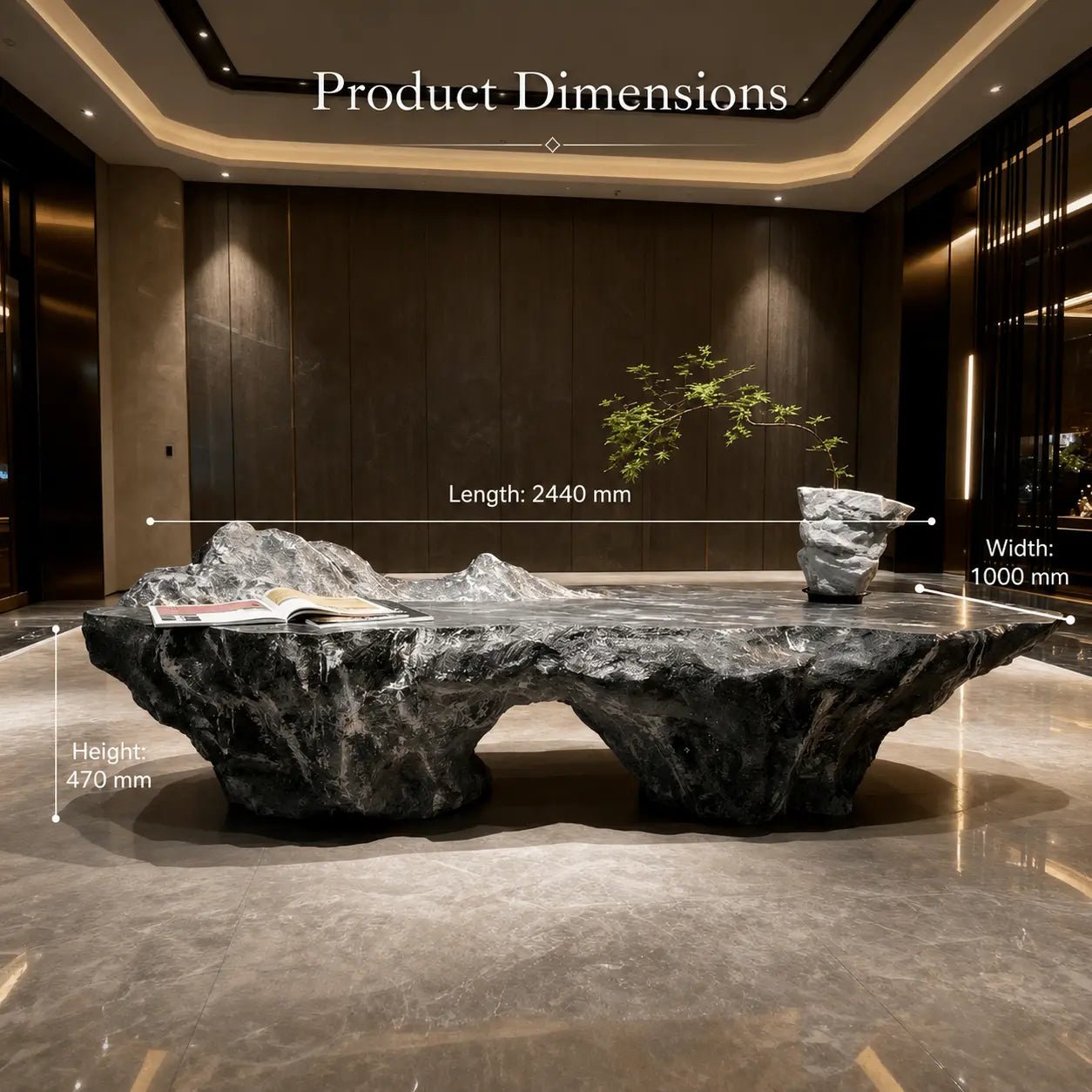 Mountain Stream – Coffee Table Where Nature's Poetry Finds Form - JART TEAM