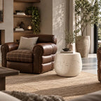Pebble Echo – Sculptural Stone-Look Side Table - JART TEAM