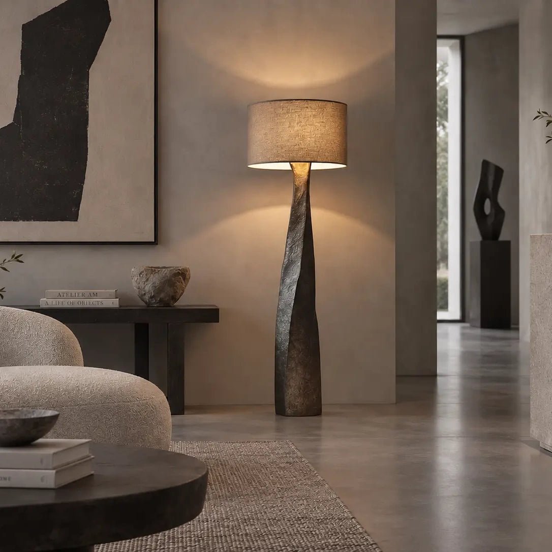 Riven Spire | Sculptural Floor Lamp Inspired by Weathered Rock - JART TEAM