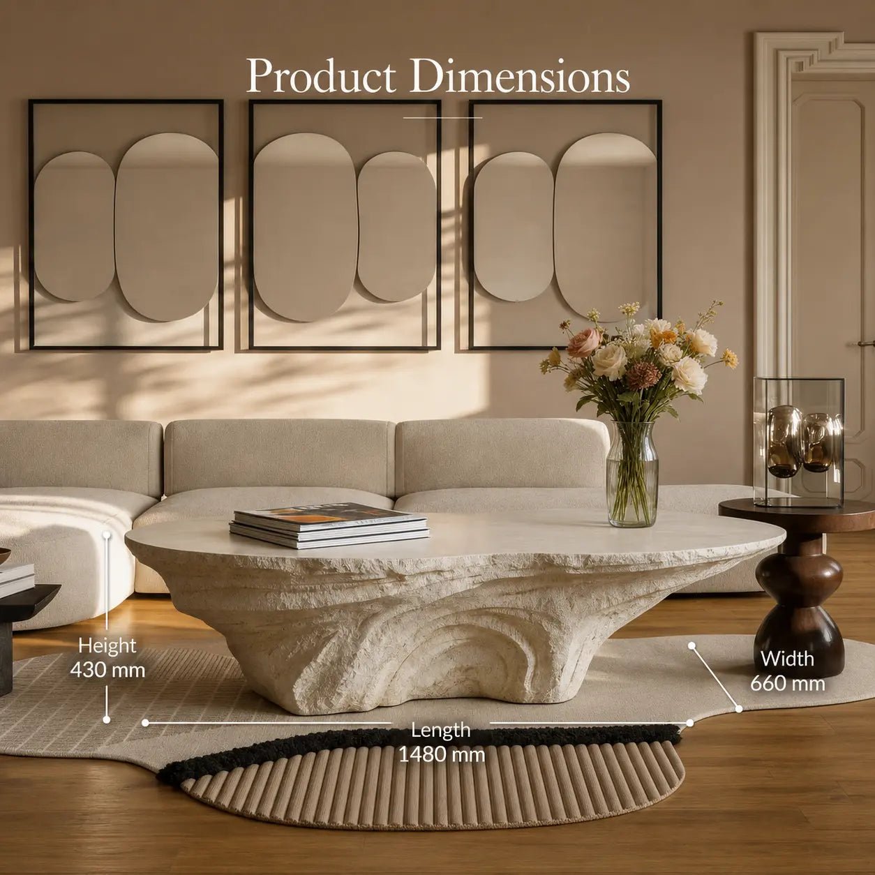 Rock Whisper – A Living Sculptural Coffee Table Inspired by Rocks - JART TEAM