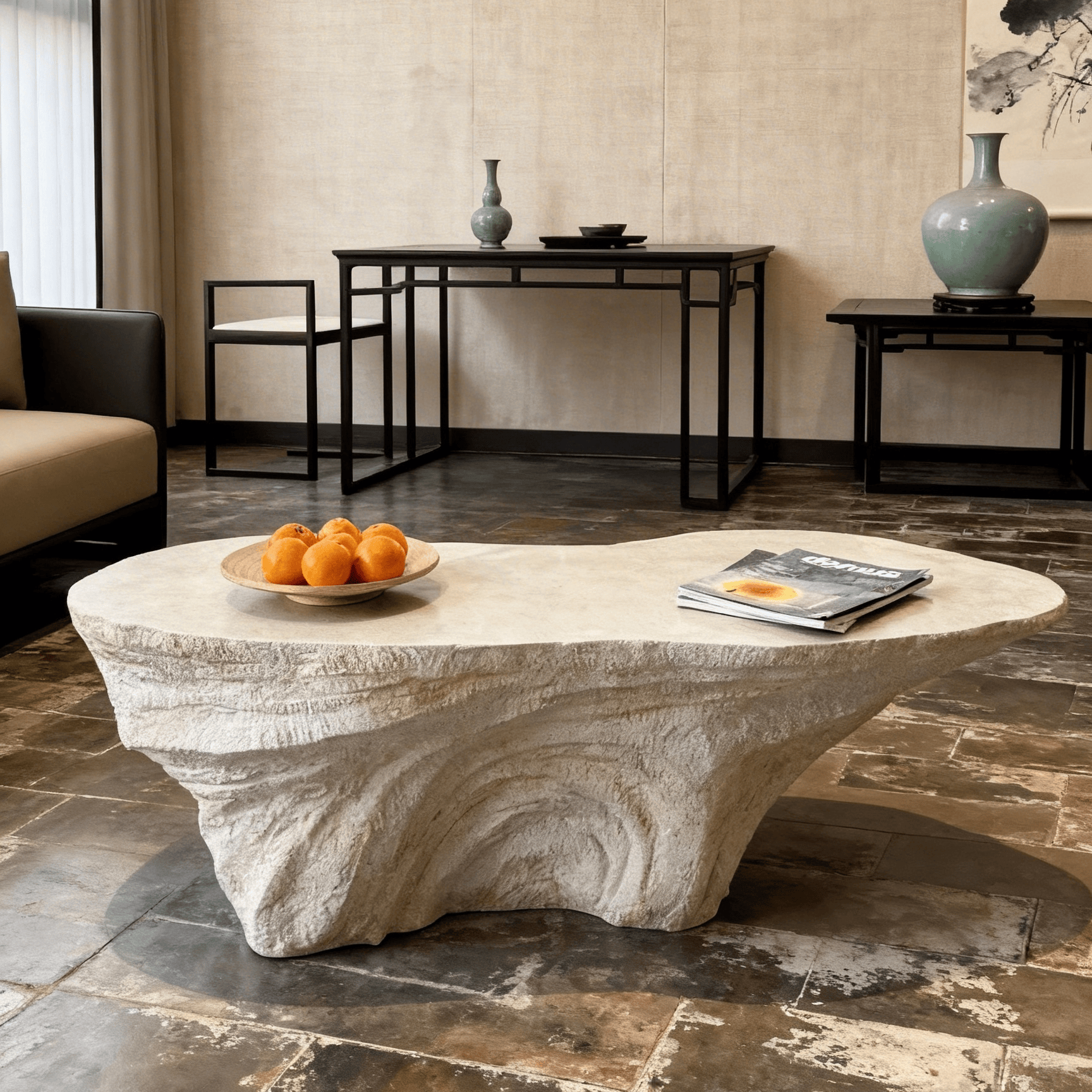 Rockflow – Sculptural Coffee Table Inspired by Rocks - JART TEAM