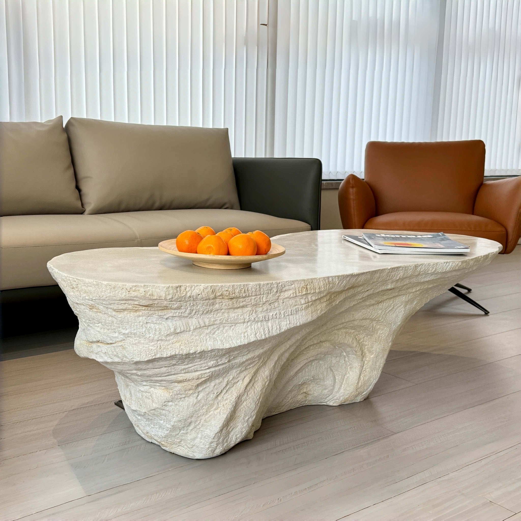 Rockflow – Sculptural Coffee Table Inspired by Rocks - JART TEAM