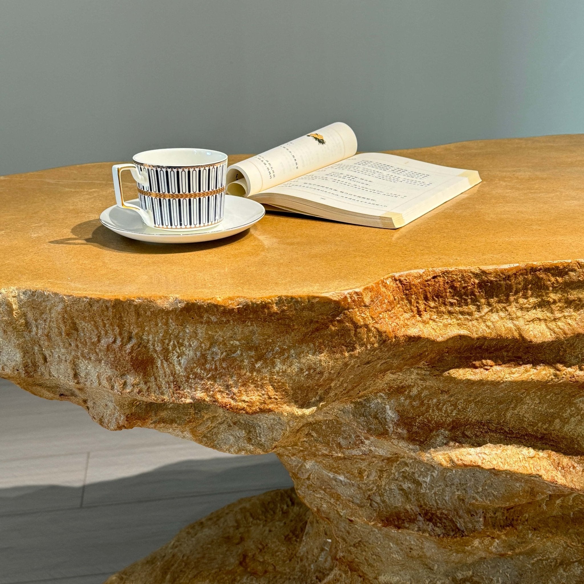 Sand Dune – Coffee Table with Natural Sandstone Texture - JART TEAM