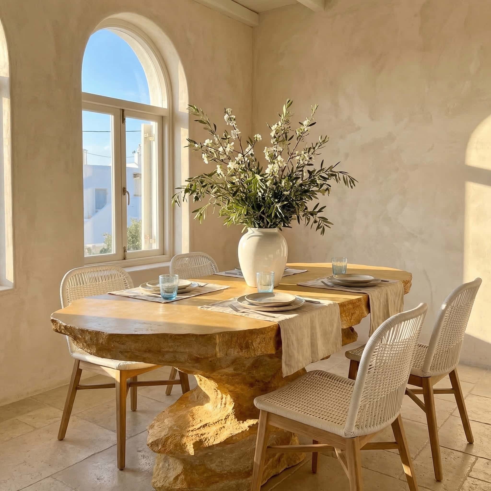 Sand Dune – Coffee Table with Natural Sandstone Texture - JART TEAM