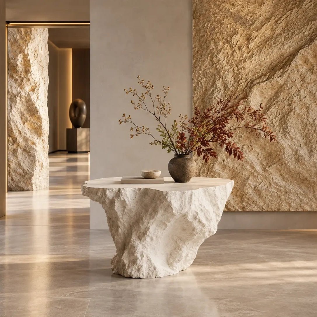 Silent Escarpment — Sculptural Stone-Form Functional Art - JART TEAM