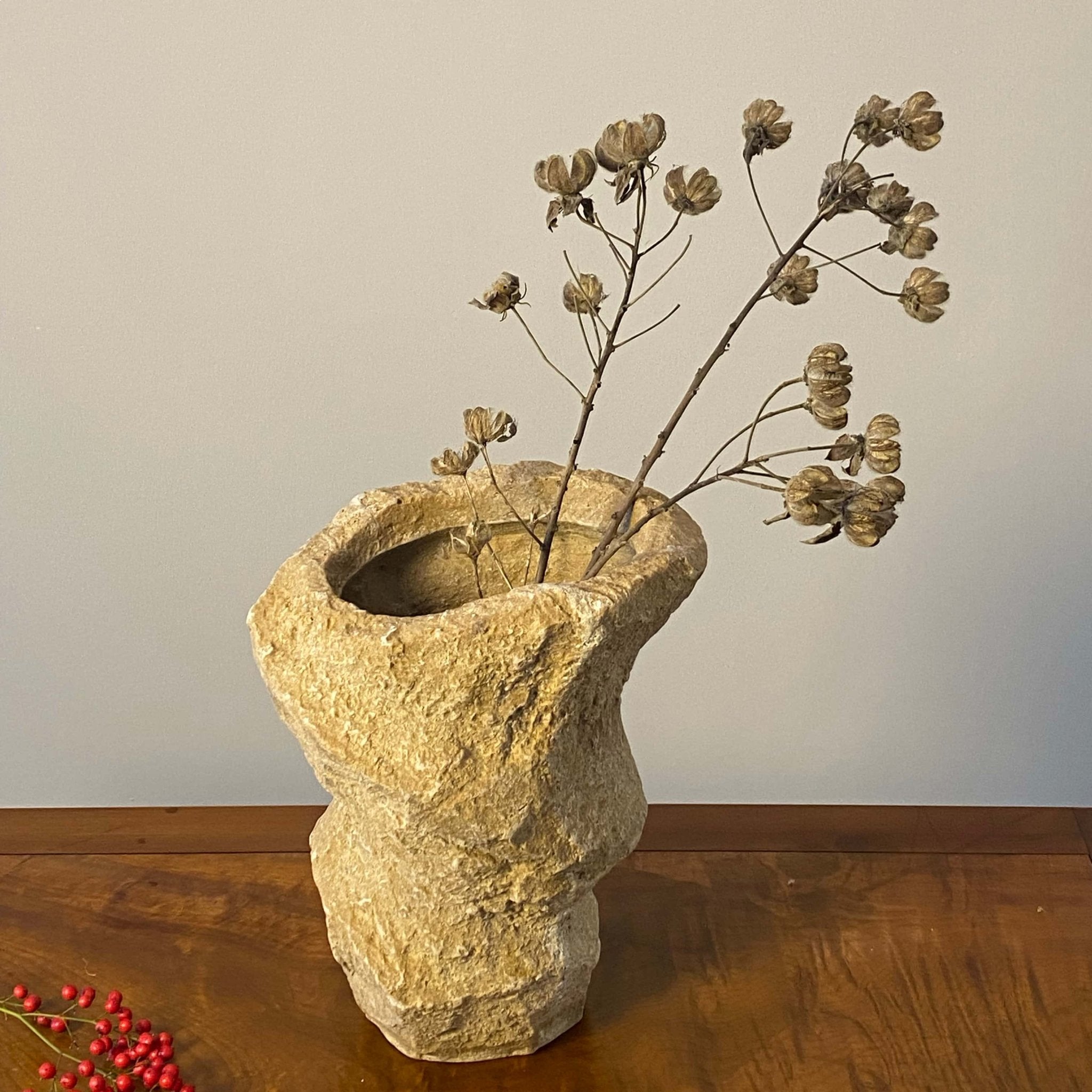 Stone Look Vases - Decorative Artisan Flower Vases - JART TEAM